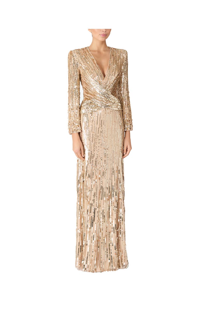 Jenny Packham Cosmos Gown, Alternate, color, Illusion
