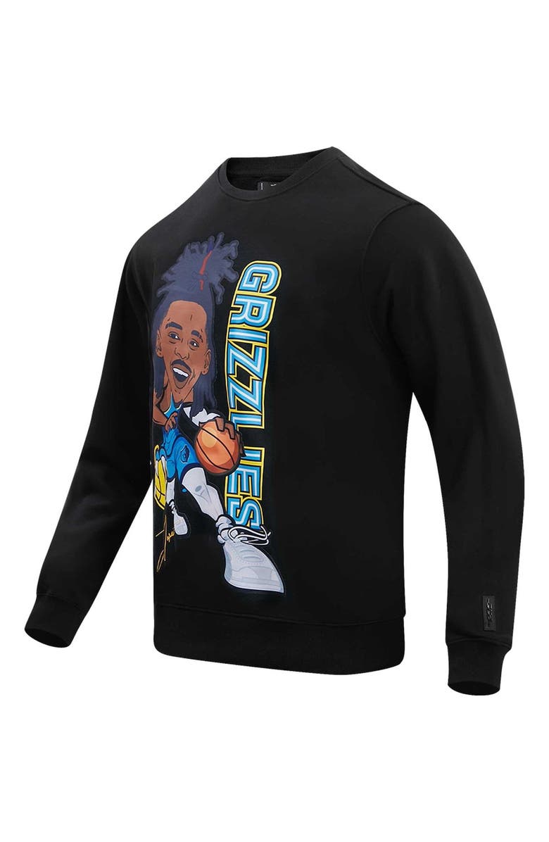 Post Men's Pro Standard Ja Morant Black Memphis Grizzlies Avatar Pullover Sweatshirt, Alternate, color, Black
