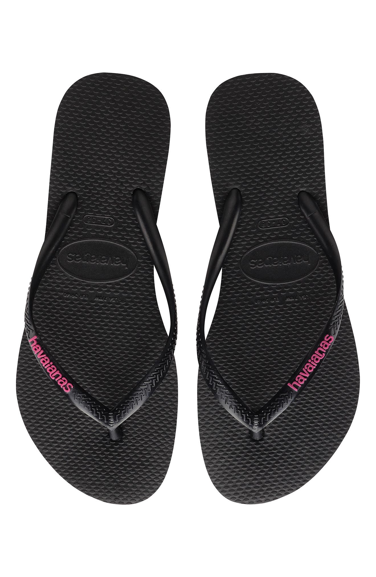 Havaianas Slim Logo Flip Flop, Alternate, color, 