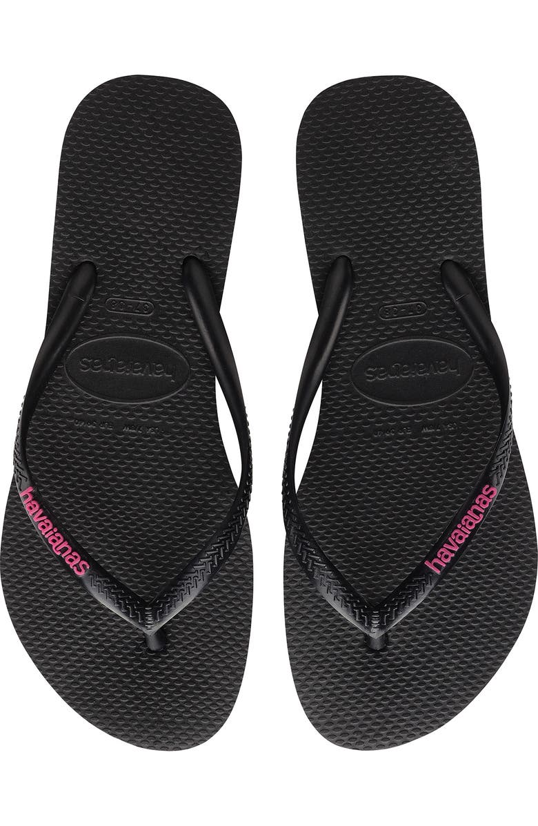 Havaianas Slim Logo Flip Flop, Alternate, color,
