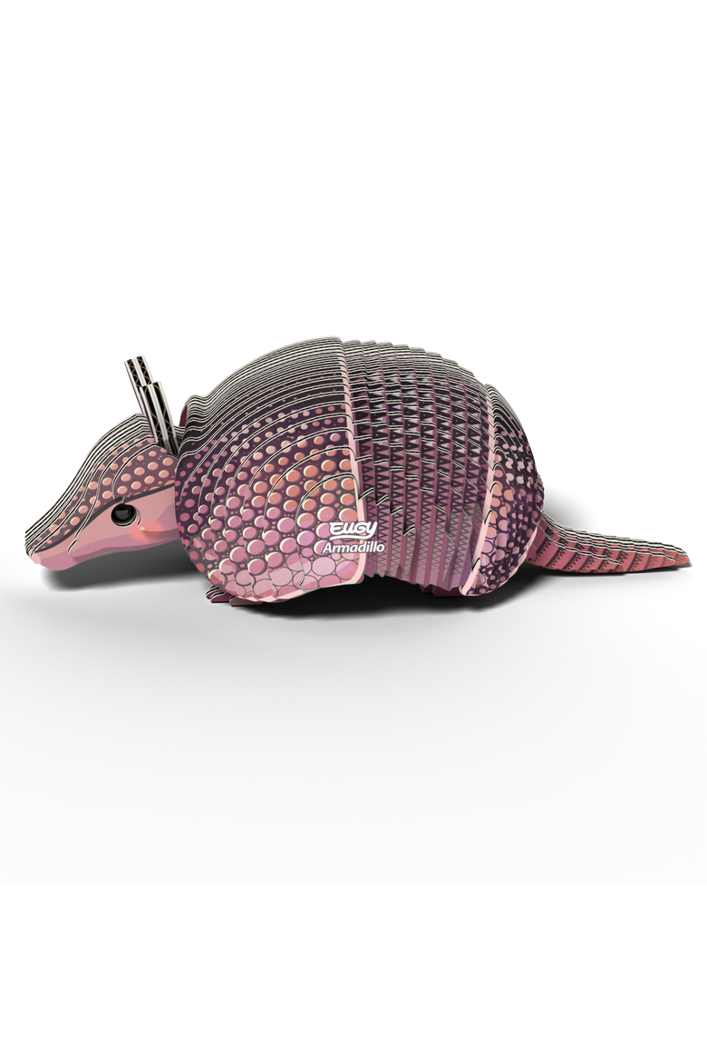 Armadillo 3D Puzzle, Alternate, color, No Color