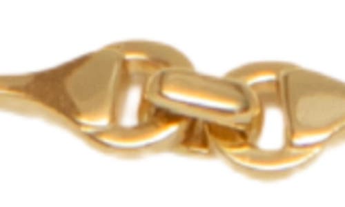 Argento Vivo Sterling Silver All Around Equestrian Chain Bracelet In Gold
