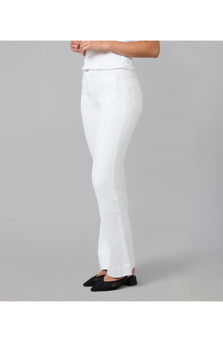 Lola Denim Alice High Rise Flare Jeans, Alternate, color, White