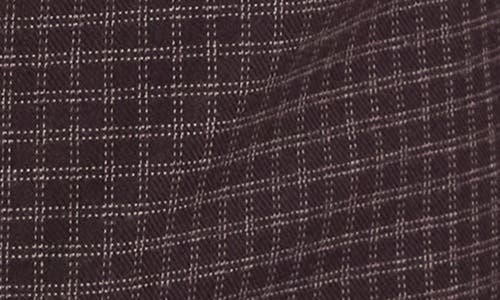 Theory Weekend Woods Check Cotton Button-up Shirt In Purple