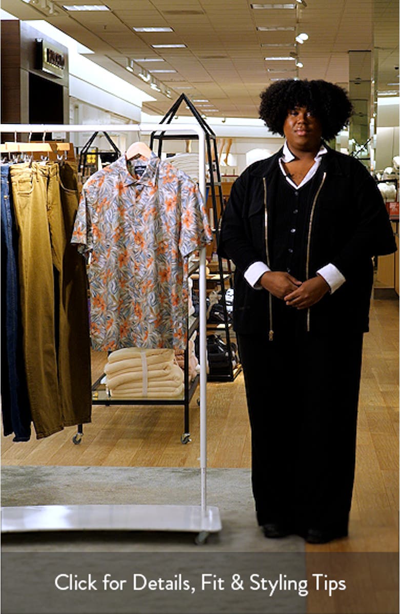 Riverina Floral Short Sleeve Button-Up Shirt, sales video thumbnail