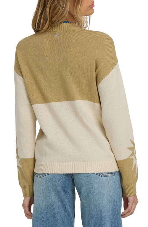 Billabong Reverse Heat Oversize Cotton Blend Sweater In Multi