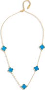 SAACHI Clover Station Charm Necklace