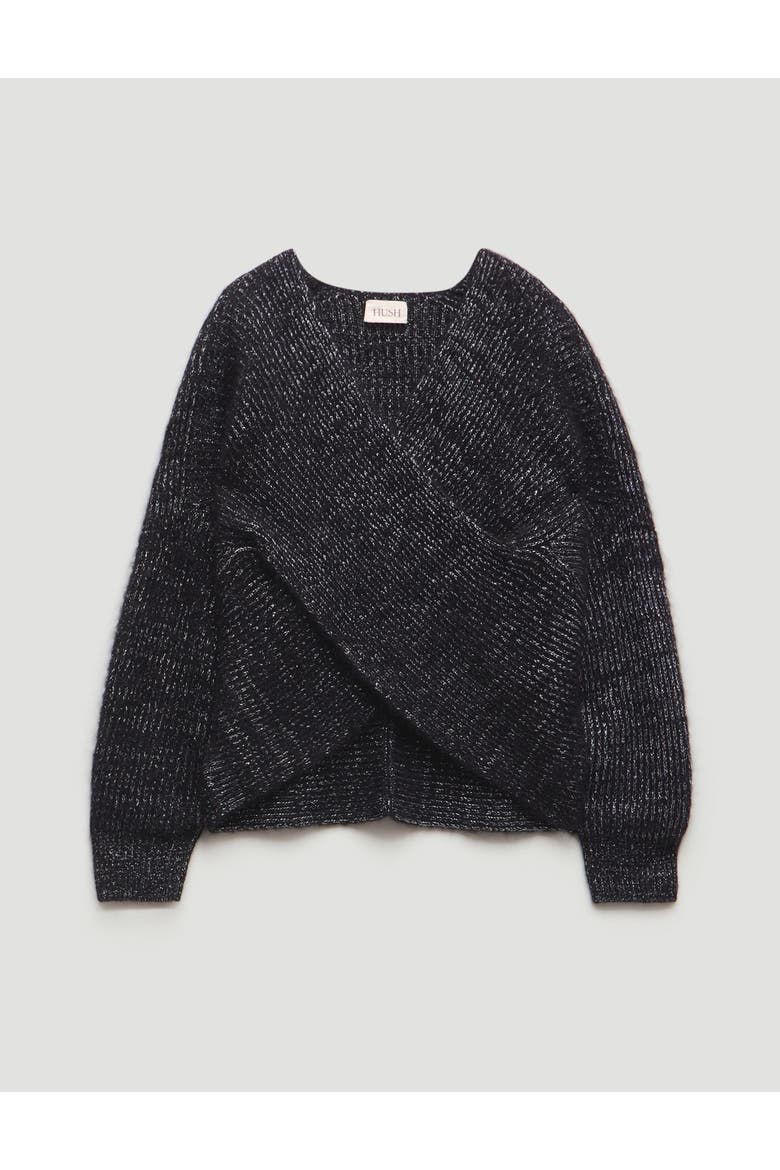 Betty Wool Blend Metallic Sweater, Alternate, color, Silver Metallic