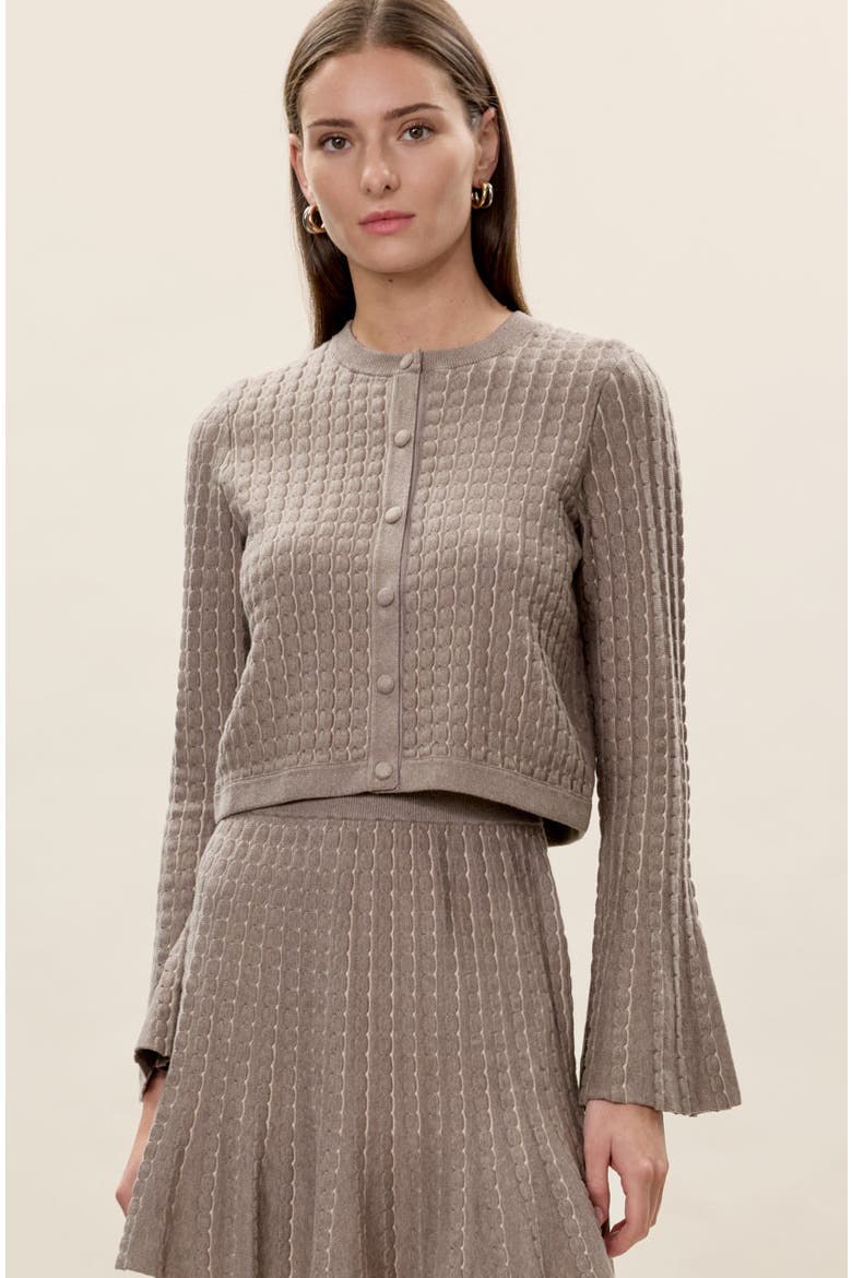 Dorothy Cardigan, Main, color, Oatmeal
