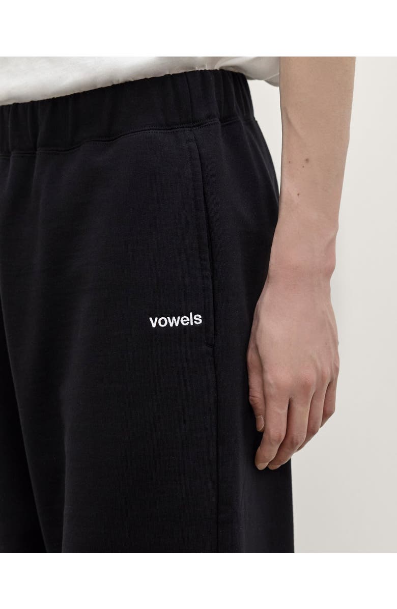 vowels Classic Sweatpants, Alternate, color, Black