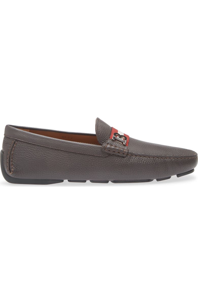 Bally Wiliam Driving Loafer, Alternate, color, Chocolate