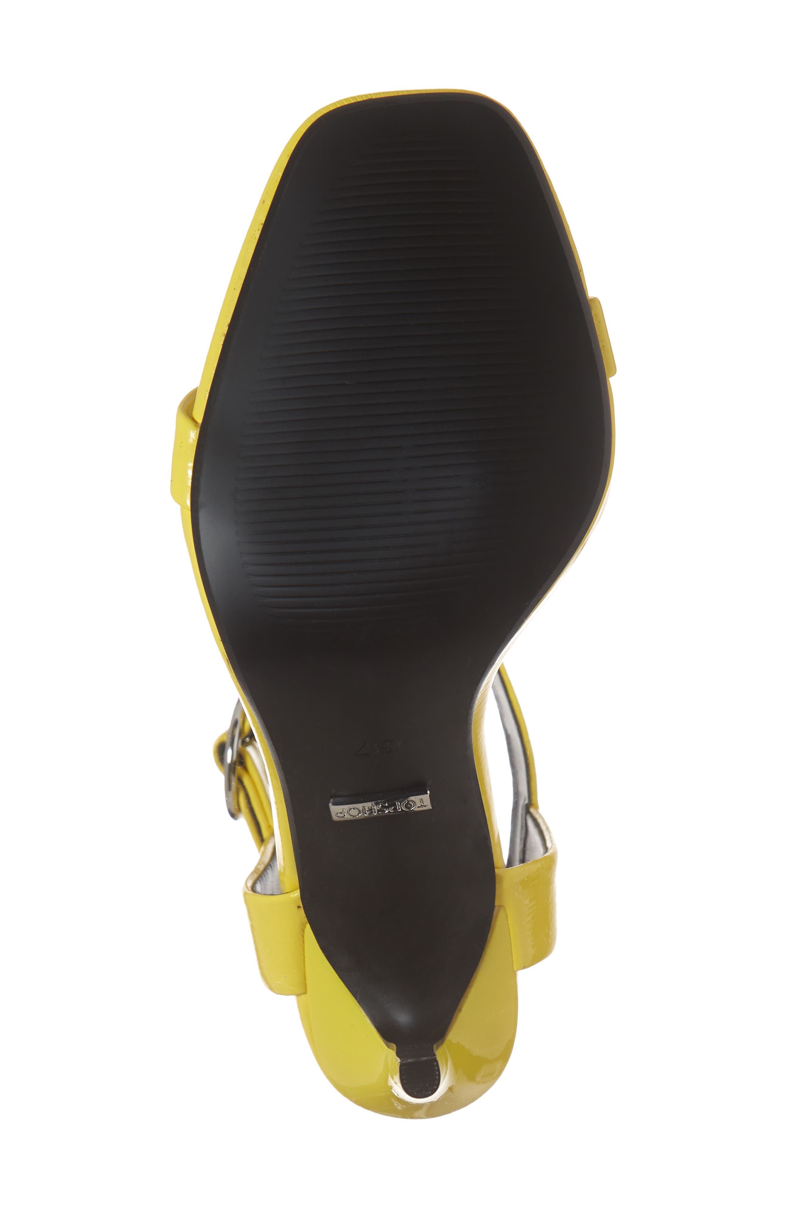 Topshop Ria Hi Skinny Sandal, Alternate, color, 