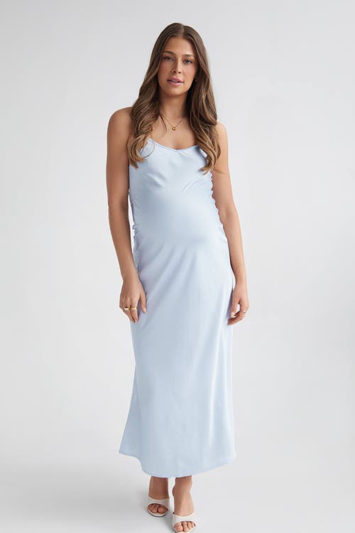Lo+jayne The Everything Slip Dress In Blue