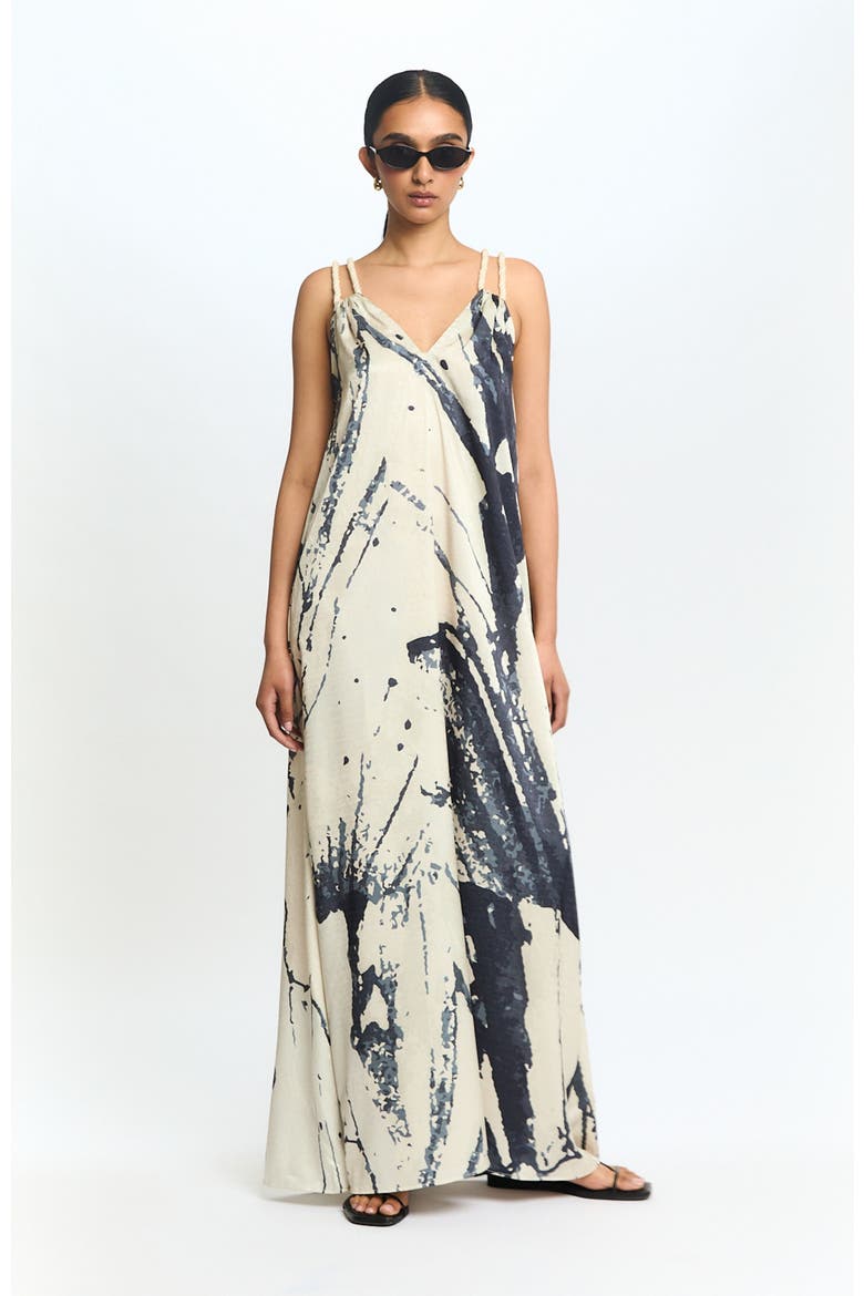 Jwana Castle Hill Rope Dress, Main, color, Castle Hill Noir