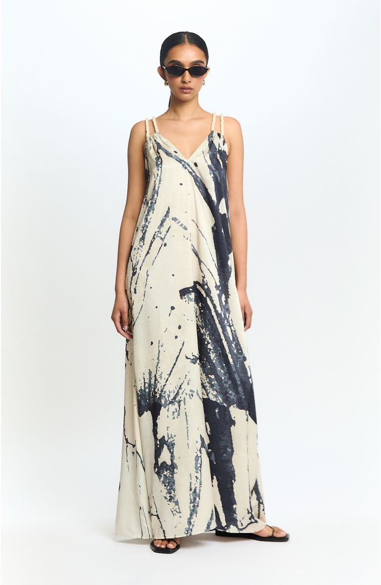 DIARRABLU Jwana Castle Hill Rope Dress, Main, color, Castle Hill Noir