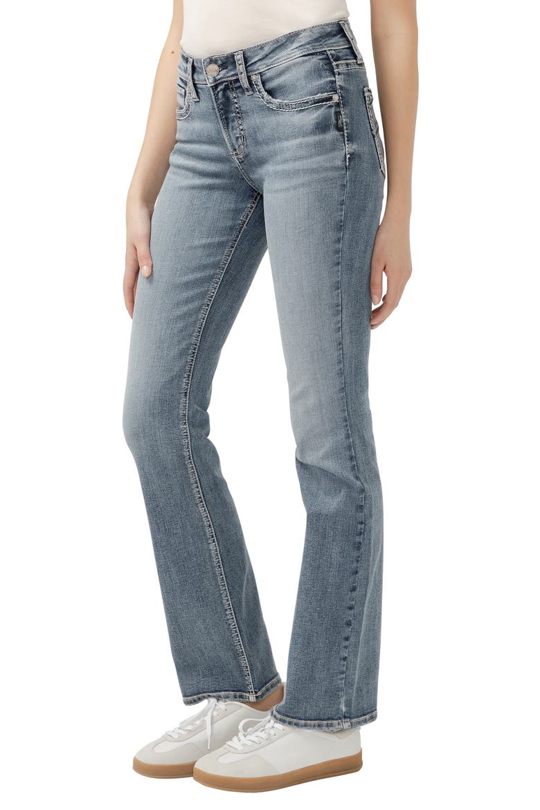 Suki Slim Bootcut Jeans, Alternate, color, INDIGO