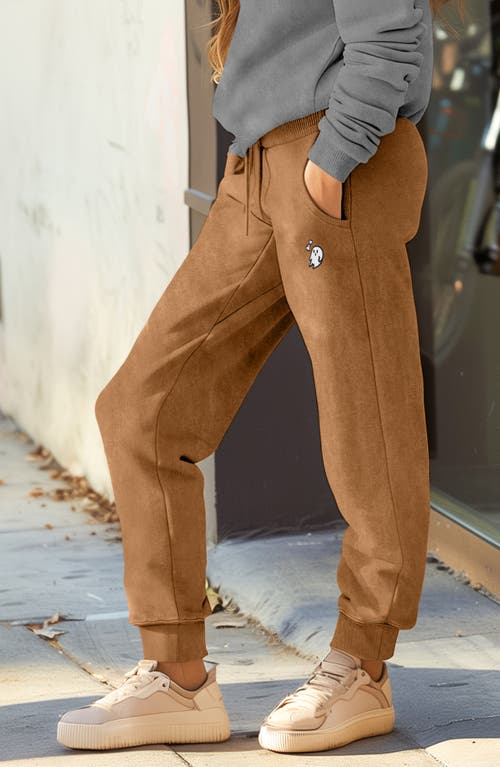Dalix Womens Heartly Ghost Midweight Washed Jogger Pant