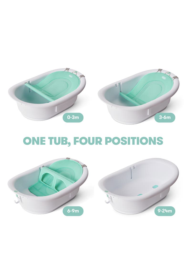 4-in-1 Grow with Me Bath Tub, Alternate, color, WHITE