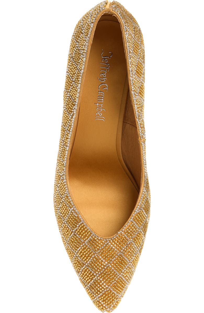 Jeffrey Campbell Wealth Pump, Alternate, color, Gold Combo