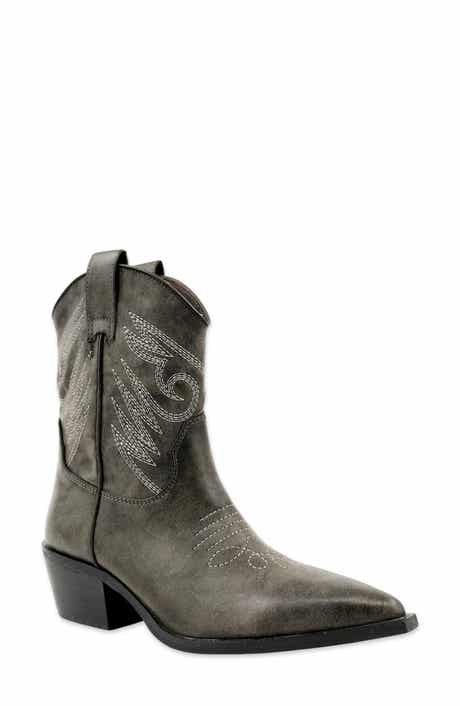 SHUSHOP Zahara Western Bootie