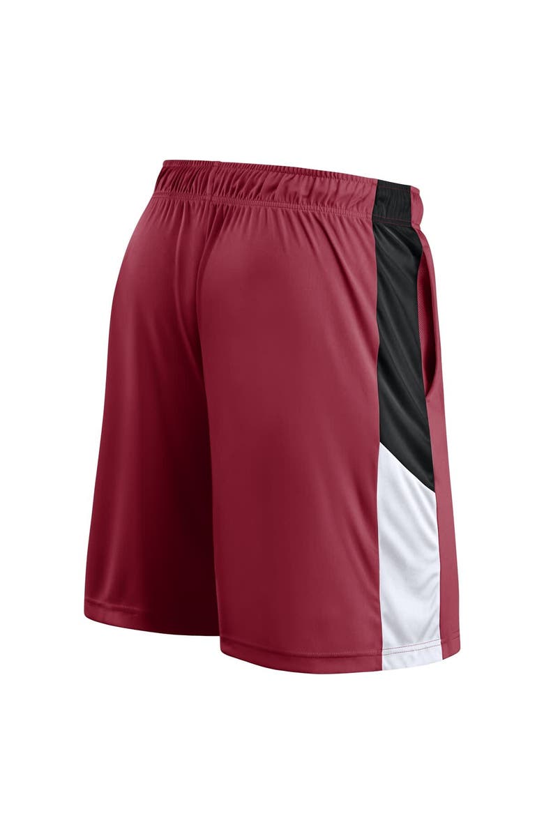 FANATICS Men's Fanatics  Red Miami Heat Practice Performance Shorts, Alternate, color, 