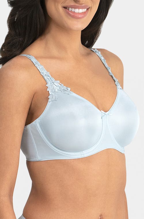Dominique Intimates Mystique Seamles Minimizer Bra In Blue
