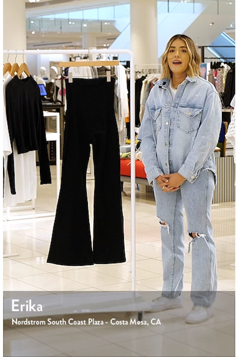 High Waist Flare Maternity Pants video