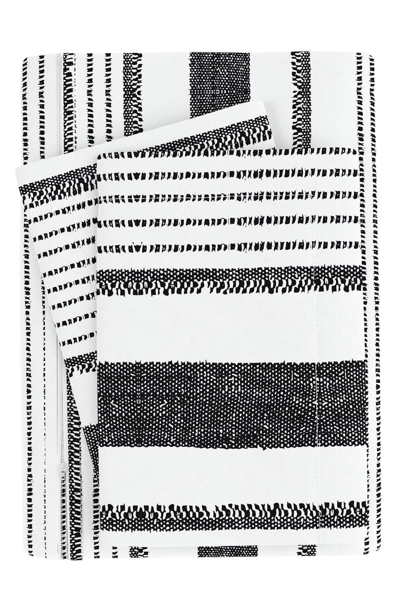 HOMESPUN HOME SPUN Premium Ultra Soft Vintage Stripe Pattern 3-Piece Duvet Cover Set, Alternate, color, Light Gray