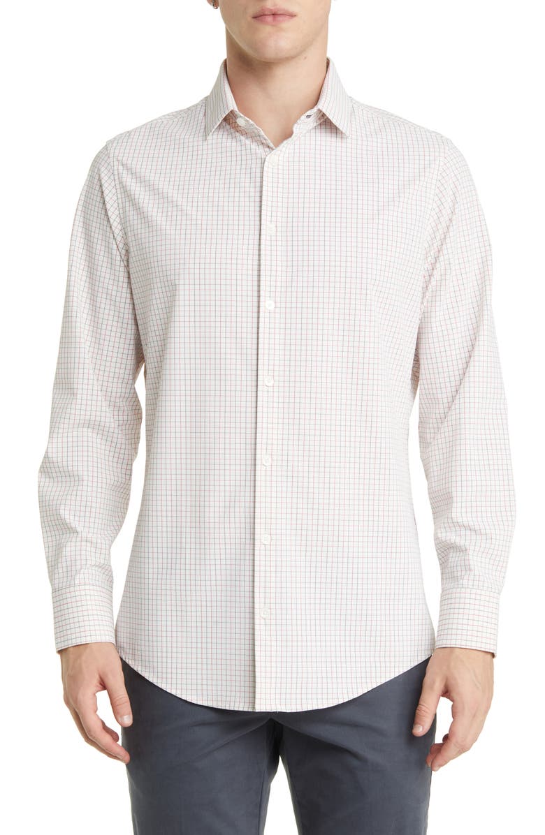 Mizzen+Main Leeward Manor Check Button-Up Shirt, Main, color, 