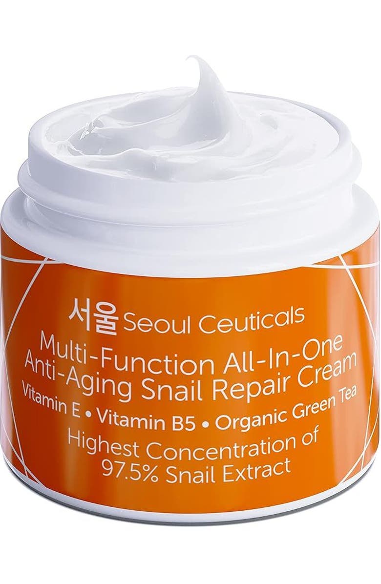 Seoul Ceuticals Korean Skincare Anti-Aging Snail Repair Cream, Main, color, Clear