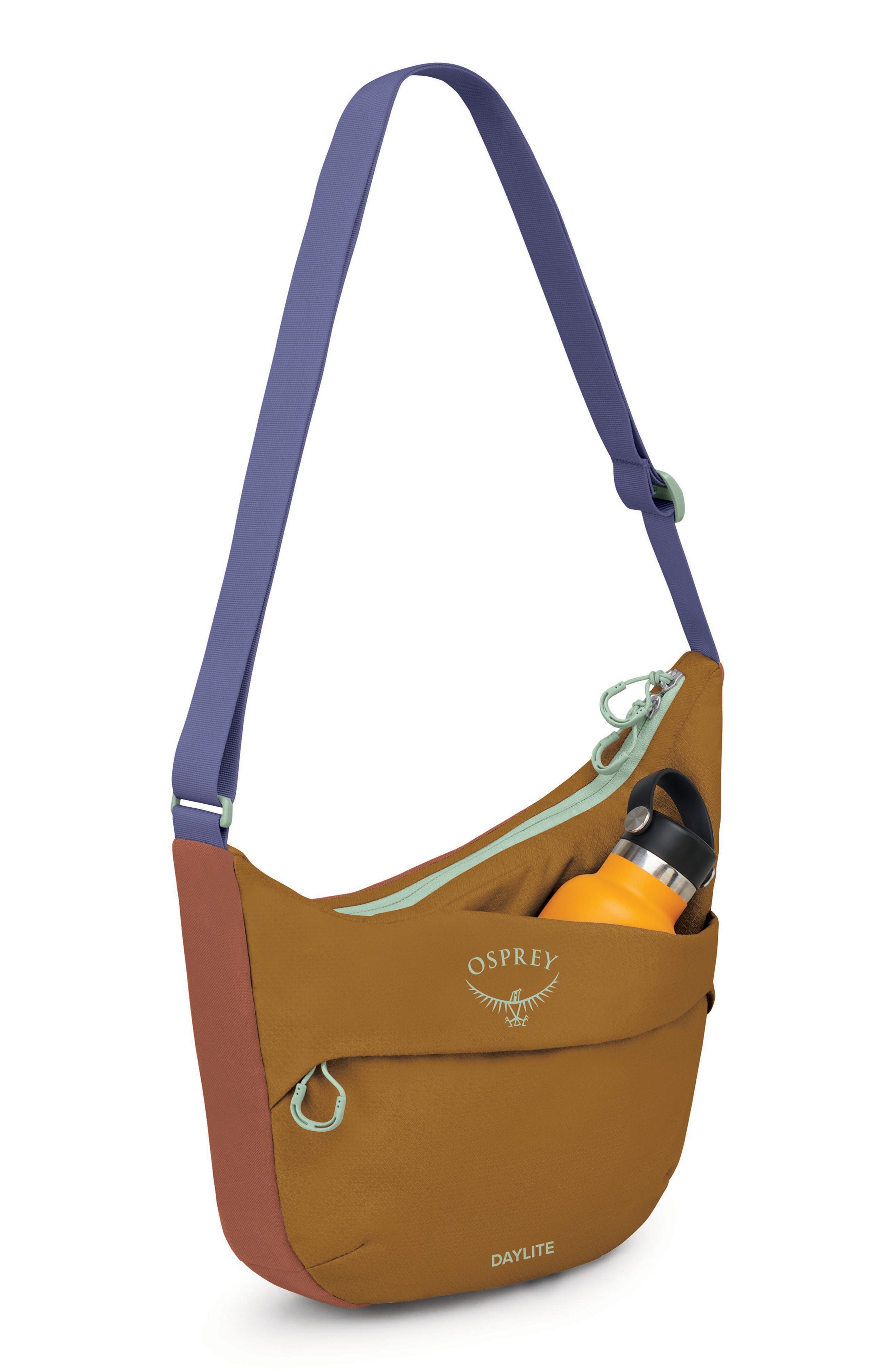 Daylite Water Repellent Crossbody Pouch, Alternate, color, BARLEY BROWN MULTI