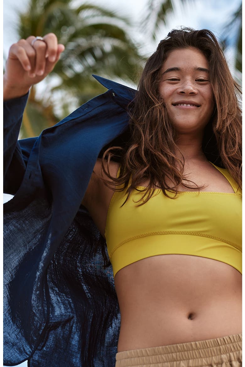 The Reversible Sporty Top, Main, color, Chartreuse/Forest