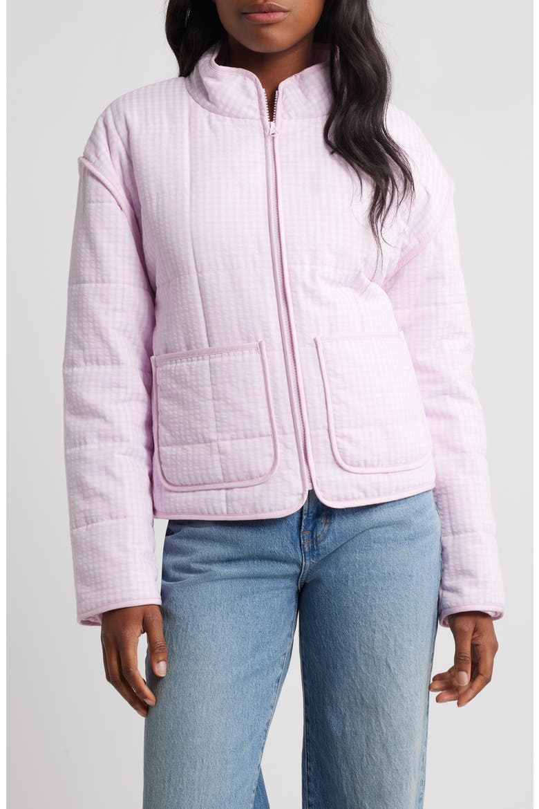 Quilted Jacket, Alternate, color, LIGHT PINK COMBO