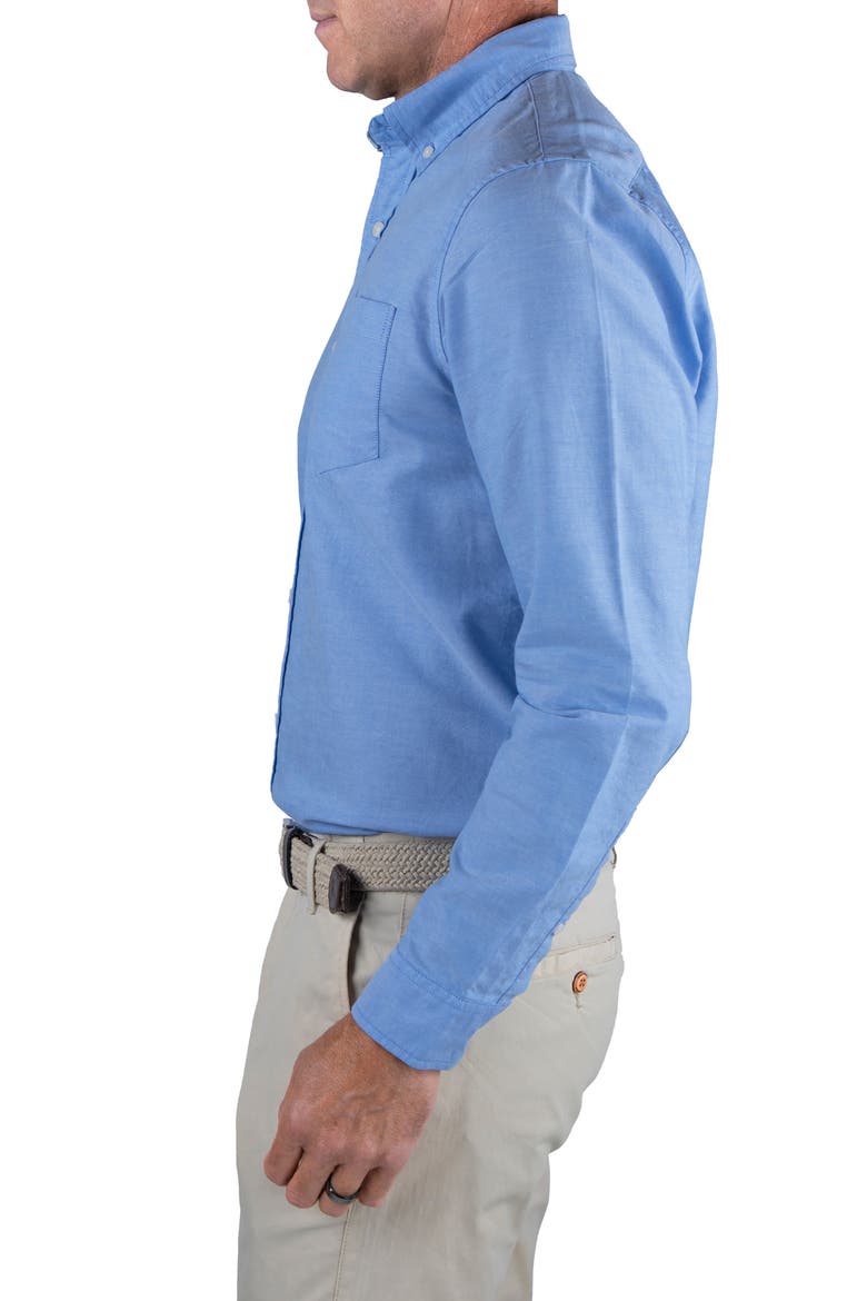 Classic Fit Cotton Oxford Button-Down Shirt, Alternate, color, DUTCH BLUE