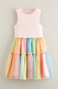 Tucker + Tate Kids' Tiered Rainbow Tutu Dress