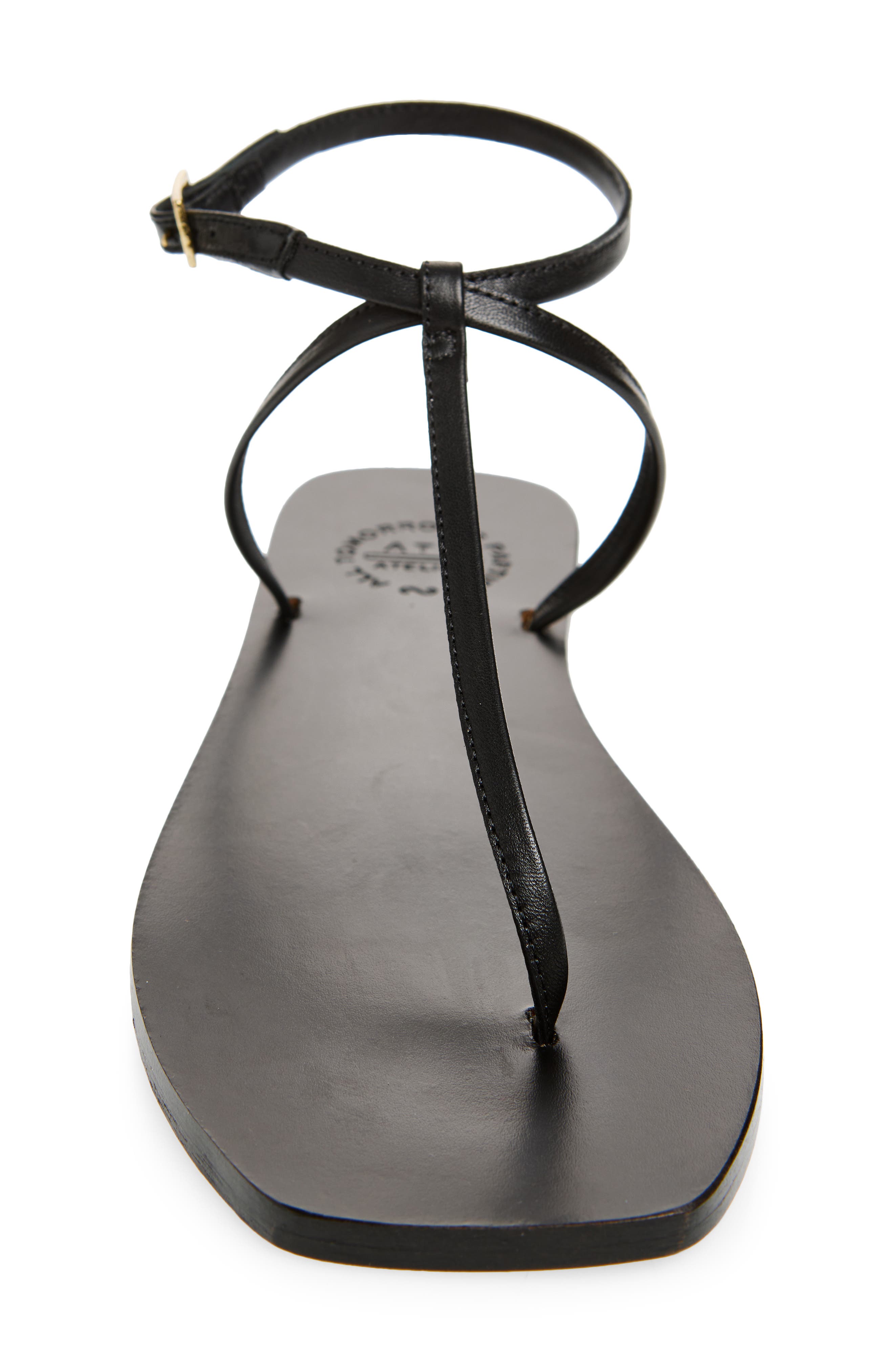ATP ATELIER Alassia T-Strap Sandal, Alternate, color, Black