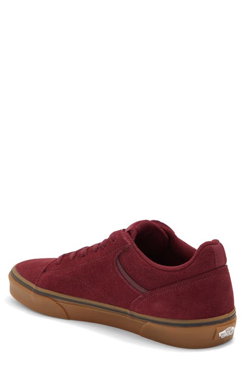 Vans Seldan Sneaker In Burgundy