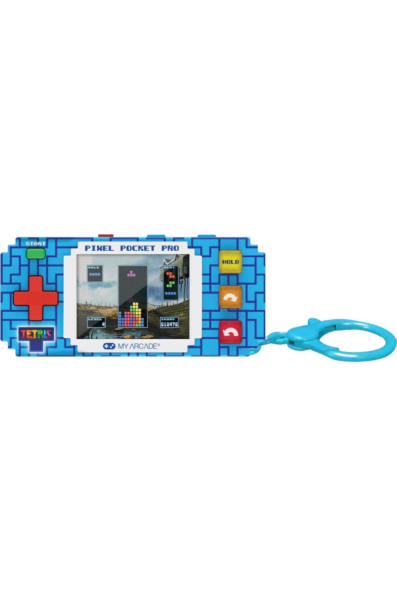 Myarcade Dgunl7139 Tetris Pixel Pocket Pro Gaming, Alternate, color, Multicolor