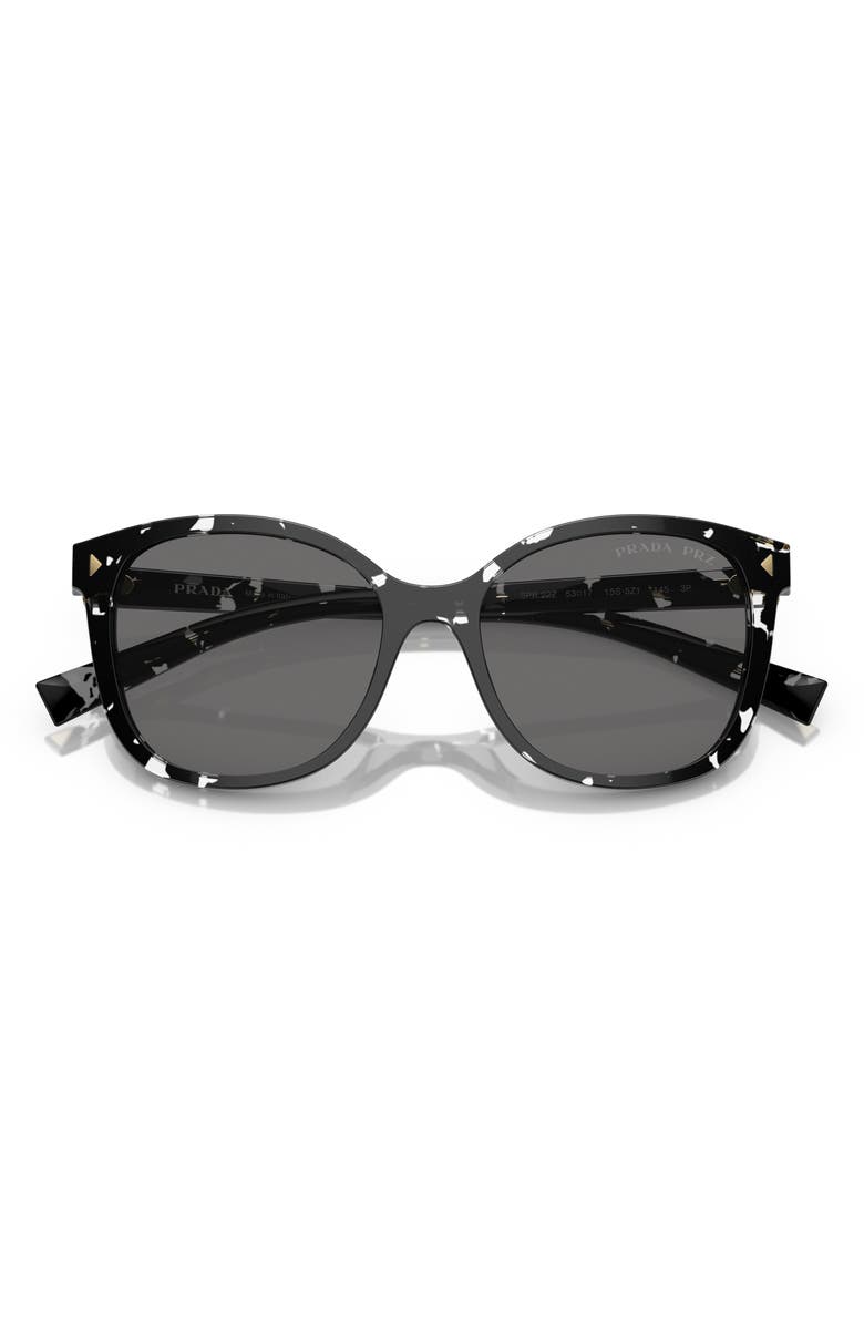 Prada 53mm Cat Eye Sunglasses, Alternate, color, Black Tortoise