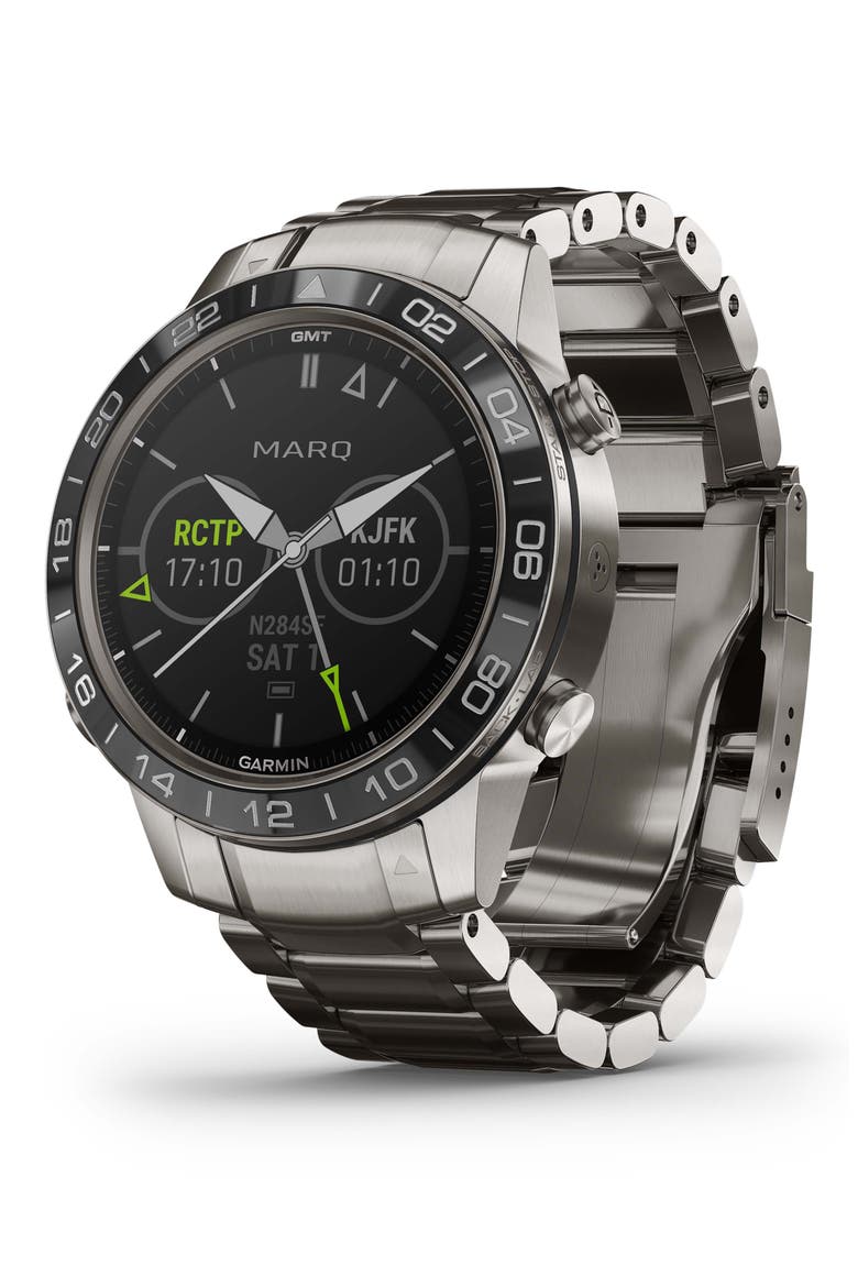 MARQ Aviator GPS Smart Watch, 46mm, Main, color, SLATE GREY