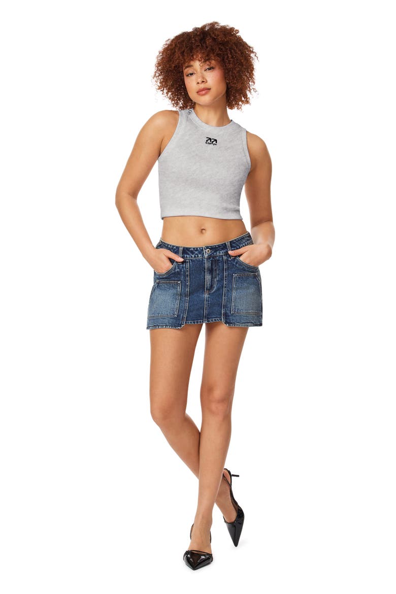 Graphic Rib Crop Tank, Alternate, color, MED GREY HEATHER