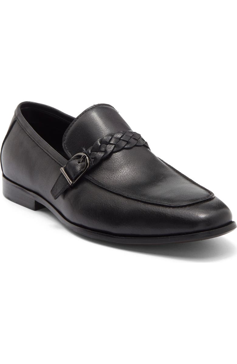 Steve Madden Chauncey Loafer, Main, color, Black Leather