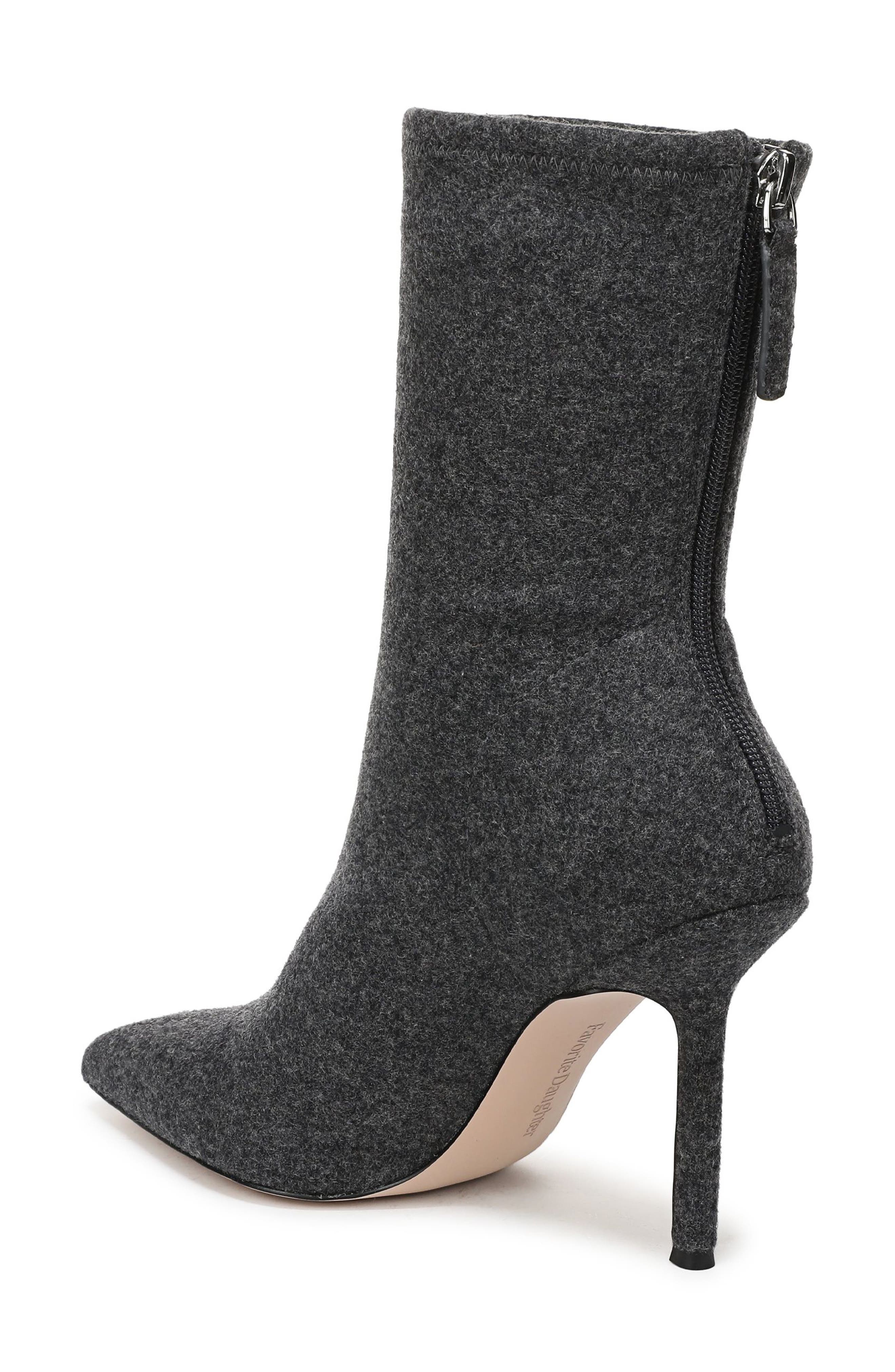 Ryder Pointed Toe Bootie, Alternate, color, GREY