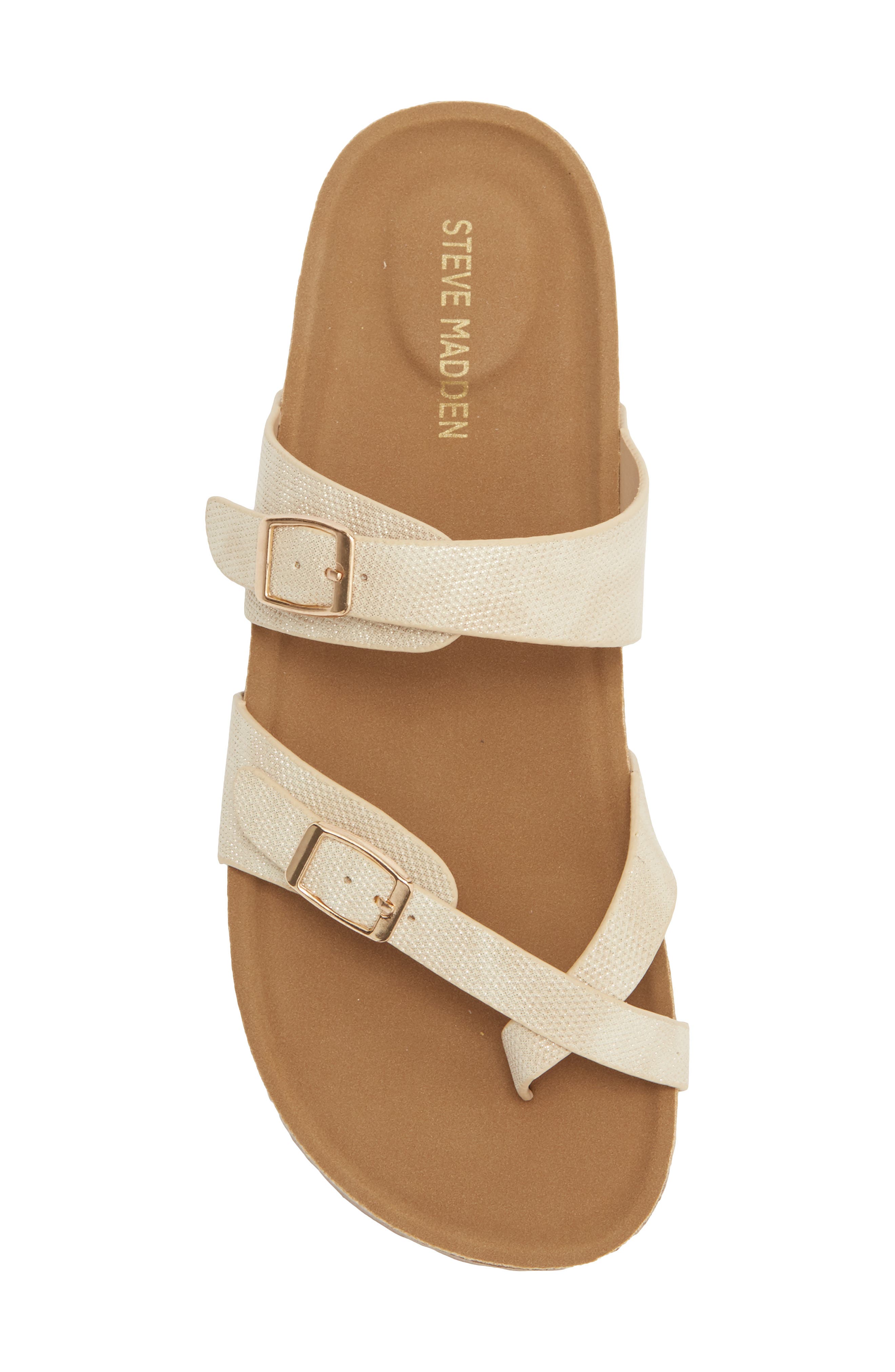 Beached Slide Sandal, Alternate, color, GOLD