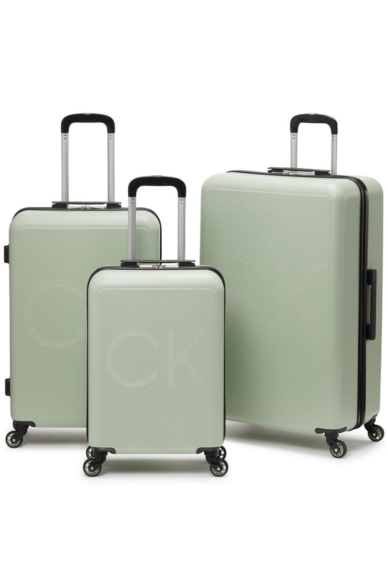 Vision  3 Piece Luggage Set, Main, color, Cucumber