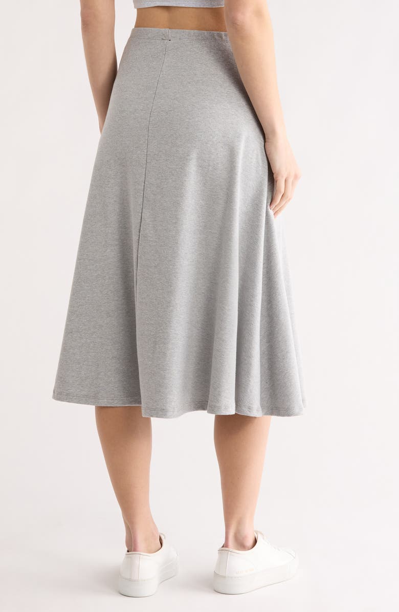 GO COUTURE Flared Midi Skirt, Alternate, color, Moonstruck