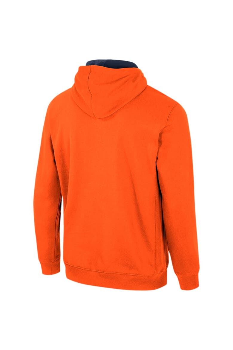 Men's Colosseum Orange Syracuse Orange Half-Zip Hoodie, Alternate, color, Orange
