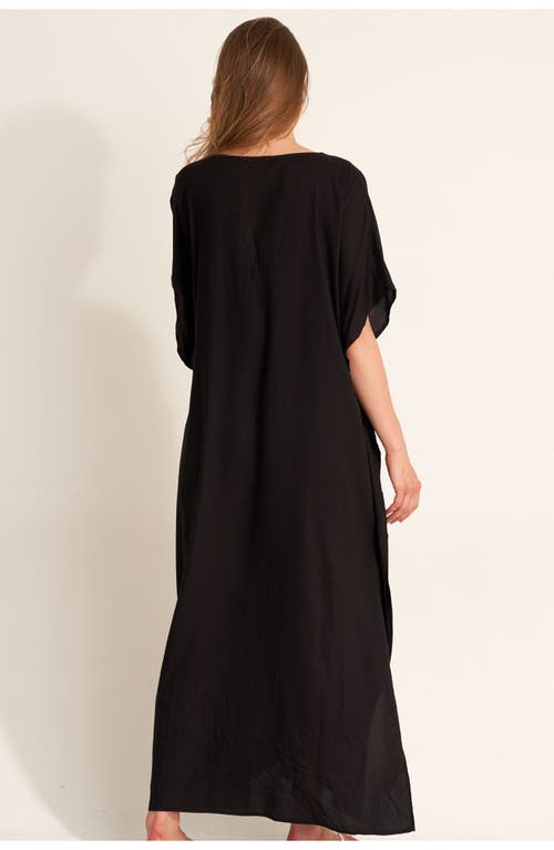 Gottex Beach Life Sable Kaftan Cover-up In Black
