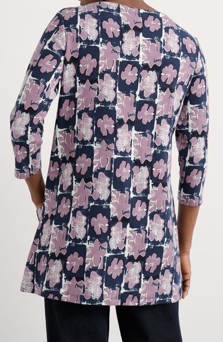 Seasalt Cornwall Tall Waves Cotton Blend Jersey Tunic, Alternate, color, 