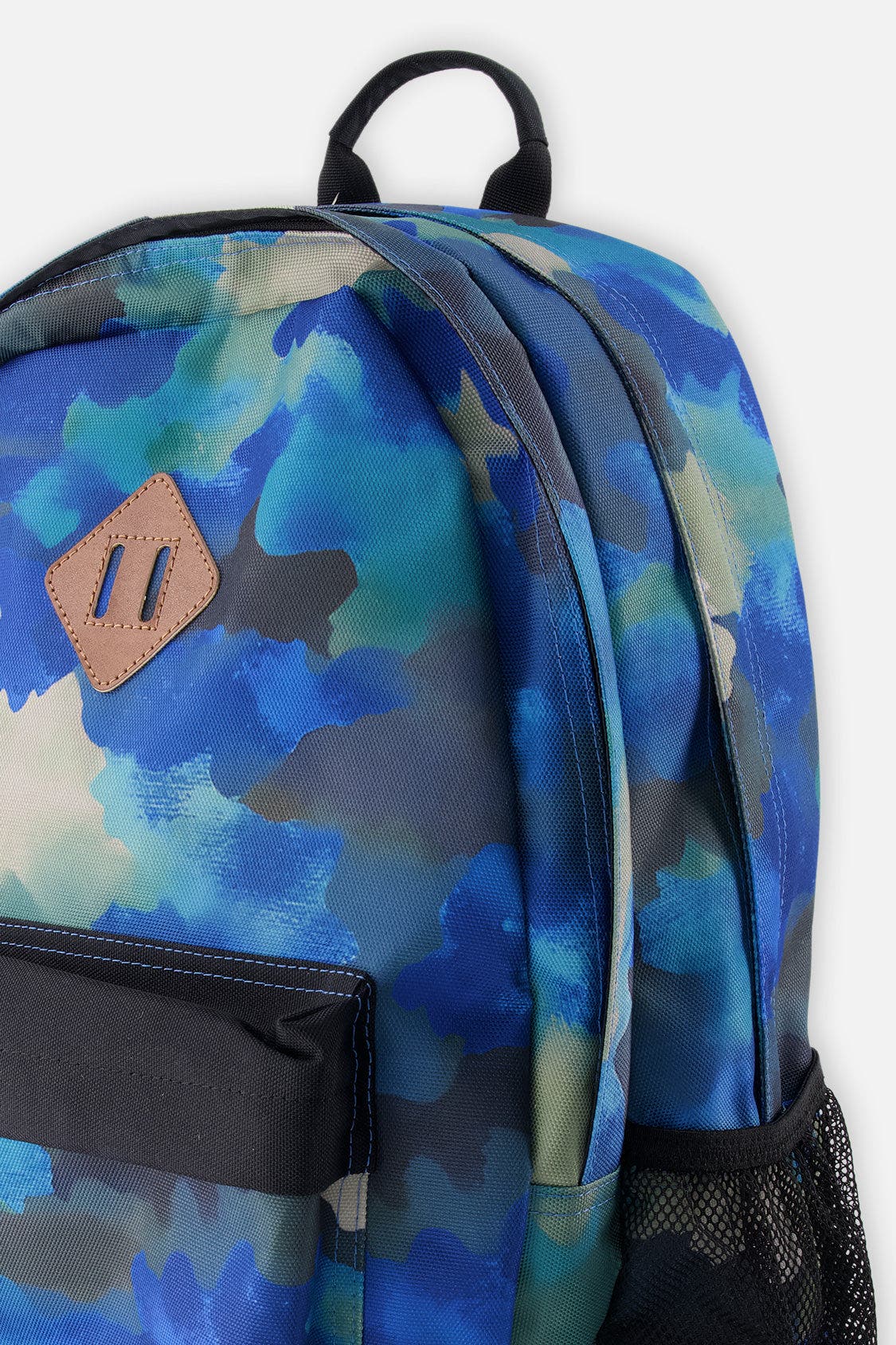 Camouflage Durable Spacious Multi-Compartment Backpack, Alternate, color, Blue and Grey Camouflage